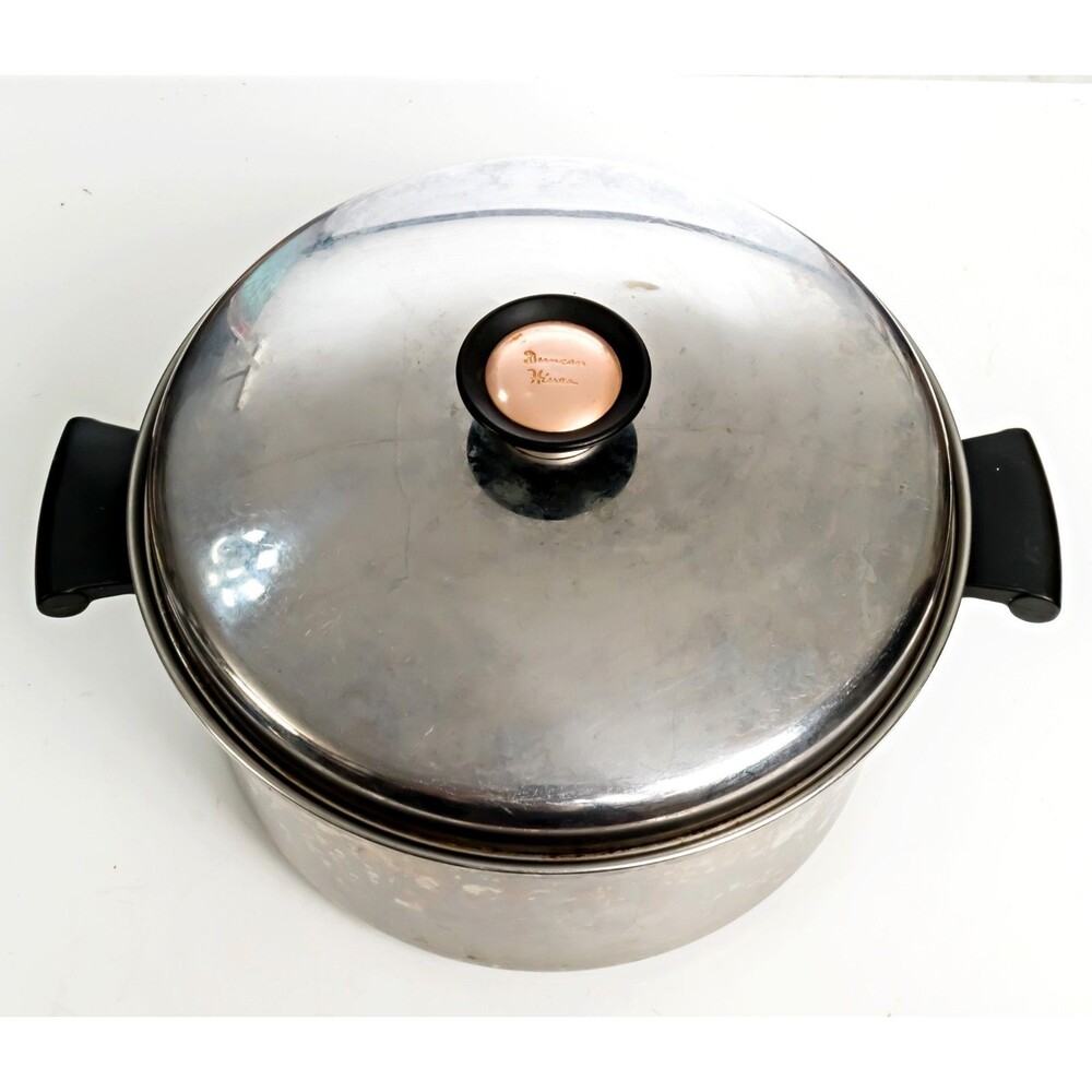Duncan Hines Regal Ware 6 Quart 18-8 Stockpot Stainless Steel 3 Ply With Lid